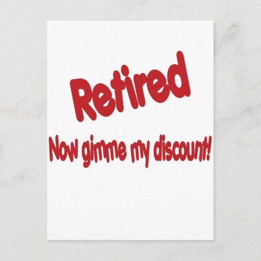 Funny Retirement Gezegde Briefkaart (Voorkant)