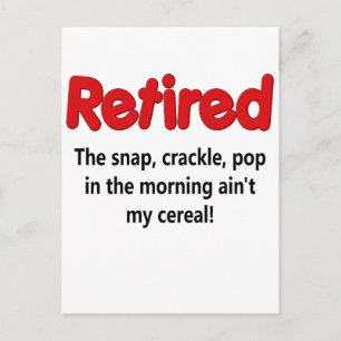 Funny Retirement Gezegde Briefkaart