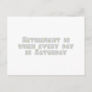 Funny Retirement Gezegde Briefkaart