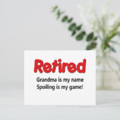 Funny Retirement Gezegde Briefkaart (Staand voorkant)