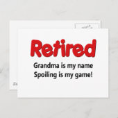 Funny Retirement Gezegde Briefkaart (Voorkant / Achterkant)