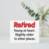 Funny Retirement Gezegde Briefkaart (Staand voorkant)
