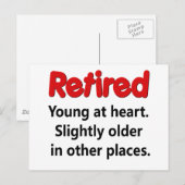 Funny Retirement Gezegde Briefkaart (Voorkant / Achterkant)