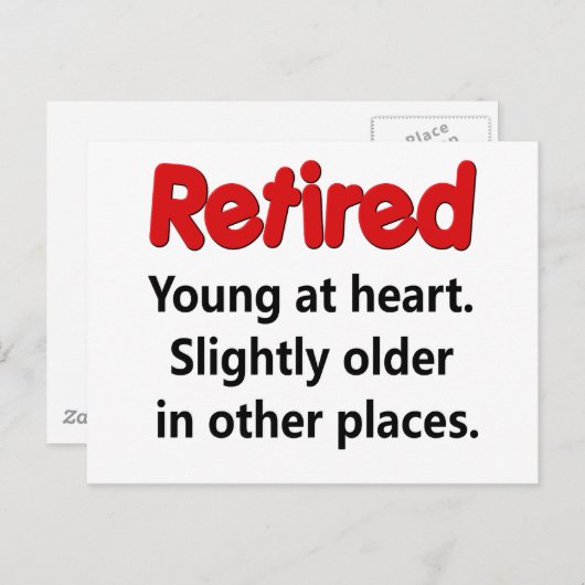 Funny Retirement Gezegde Briefkaart (Voorkant / Achterkant)
