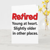 Funny Retirement Gezegde Kaart (Gele Bloem)