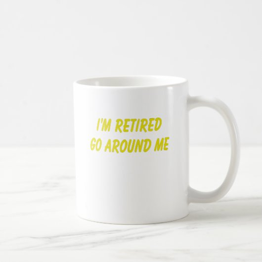 Funny Retirement Gezegde Koffiemok (Rechts)