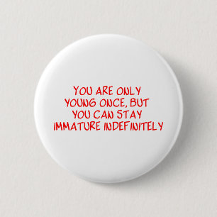 Funny Retirement Gezegde Ronde Button 5,7 Cm