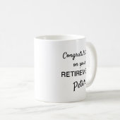Funny Retirement Gift for Worker Coffee Mok (Voorkant rechts)