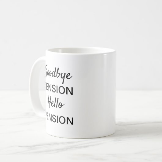 Funny Retirement Gift for Worker Coffee Mok (Voorkant links)