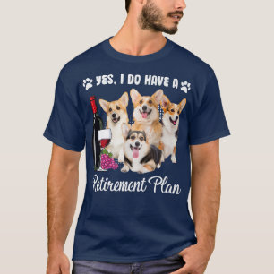 Funny Retirement Gifts for Welsh Corgi Women Manne T-shirt