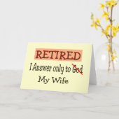 Funny Retirement Gifts Kaart (Gele Bloem)