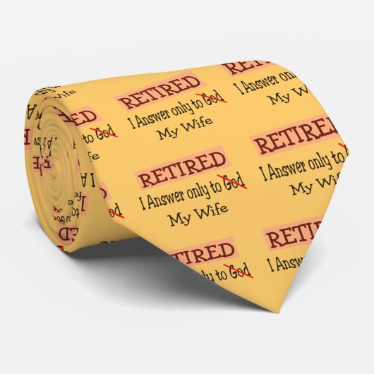 Funny Retirement Gifts Stropdas (Opgerold)