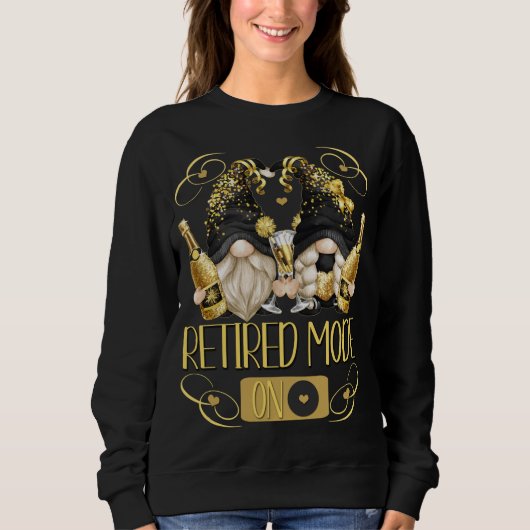 Funny Retirement Gnomen voor gepensioneerde vrouwe Trui (Voorkant)