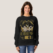 Funny Retirement Gnomen voor gepensioneerde vrouwe Trui (Voorkant volledig)