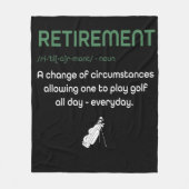 Funny Retirement Golf - Gulfers in ruste Gift Fleece Deken (Voorkant)
