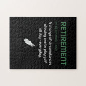 Funny Retirement Golf - Gulfers in ruste Gift Legpuzzel (Horizontaal)