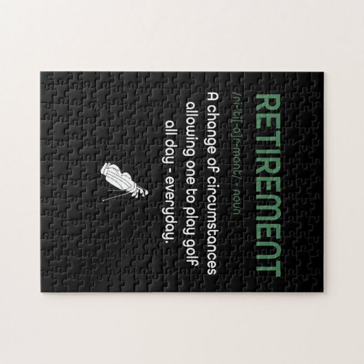 Funny Retirement Golf - Gulfers in ruste Gift Legpuzzel (Horizontaal)