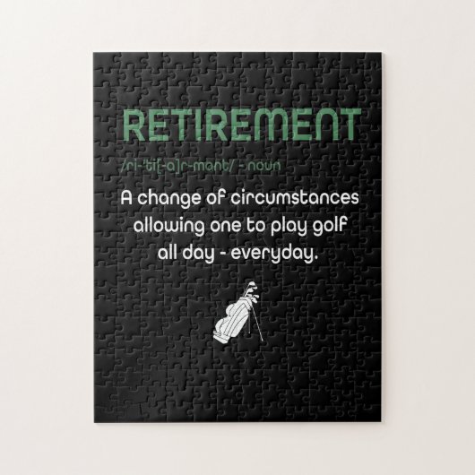 Funny Retirement Golf - Gulfers in ruste Gift Legpuzzel (Verticaal)