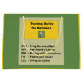 Funny Retirement Groot Cadeauzakje (Voorkant)