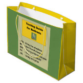 Funny Retirement Groot Cadeauzakje (Achterkant Gekanteld)