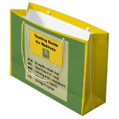 Funny Retirement Groot Cadeauzakje (Voorkant Gekanteld)