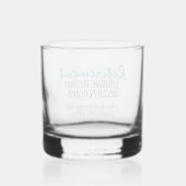 Funny Retirement Herdenking Whisky Glas (Achterkant)
