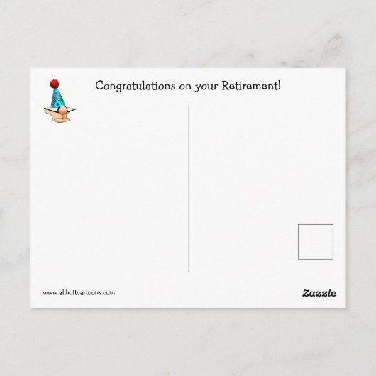 Funny Retirement Humor Briefkaart "Spectickles" (Achterkant)