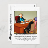 Funny Retirement Humor Briefkaart "Spectickles" (Voorkant / Achterkant)