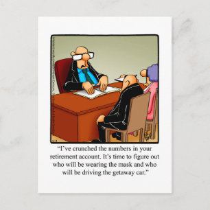 Funny Retirement Humor Briefkaart "Spectickles"