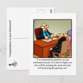 Funny Retirement Humor Briefkaart "Spectickles" (Voorkant / Achterkant)