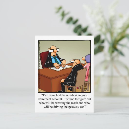Funny Retirement Humor Briefkaart "Spectickles" (Staand voorkant)