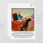 Funny Retirement Humor Briefkaart "Spectickles" (Voorkant / Achterkant)