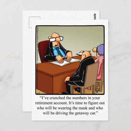 Funny Retirement Humor Briefkaart "Spectickles" (Voorkant / Achterkant)