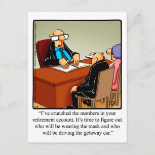 Funny Retirement Humor Briefkaart "Spectickles"
