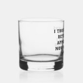 Funny Retirement Humor Husband Wife Whisky Glas (Rechts)