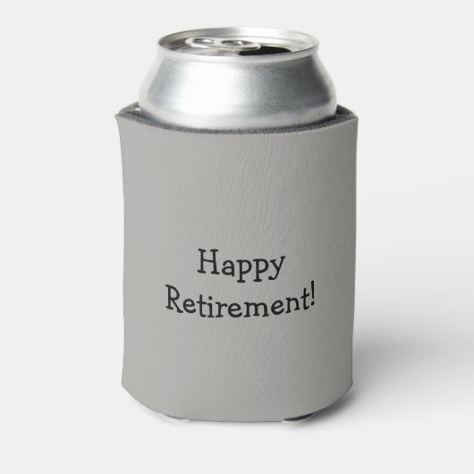 Funny Retirement Humor Koelbox Blikjeskoeler (Blikje Achterkant)