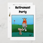 Funny Retirement Humor Party Kaart (Voorkant / Achterkant)