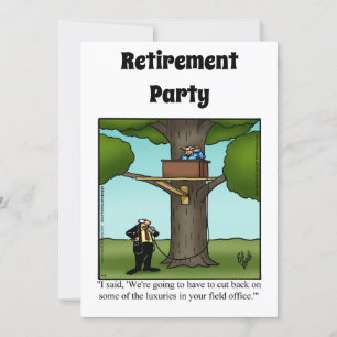 Funny Retirement Humor Party Kaart