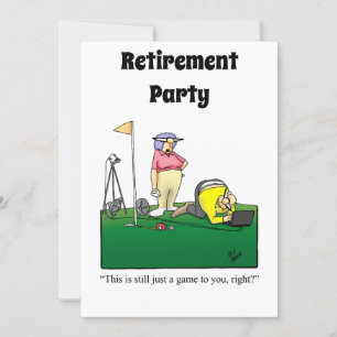 Funny Retirement Humor Party Kaart