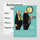 Funny Retirement Humor Party Kaart (Voorkant / Achterkant)