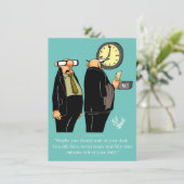 Funny Retirement Humor Party Kaart (Staand voorkant)