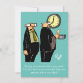 Funny Retirement Humor Party Kaart (Voorkant)