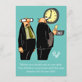 Funny Retirement Humor Party Kaart