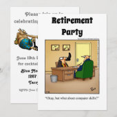 Funny Retirement Humor Party Kaart (Voorkant / Achterkant)