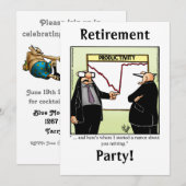 Funny Retirement Humor Party Kaart (Voorkant / Achterkant)