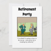 Funny Retirement Humor Party Kaart (Voorkant)