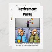 Funny Retirement Humor Party Kaart (Voorkant / Achterkant)
