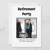 Funny Retirement Humor Party Kaart (Voorkant)
