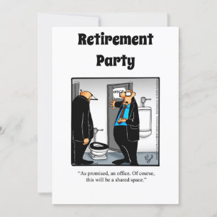 Funny Retirement Humor Party Kaart