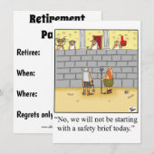 Funny Retirement Humor Party Kaart (Voorkant / Achterkant)
